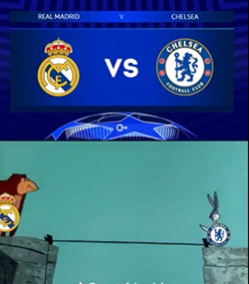Chelsea, víctima de los memes tras triunfazo del Real Madrid