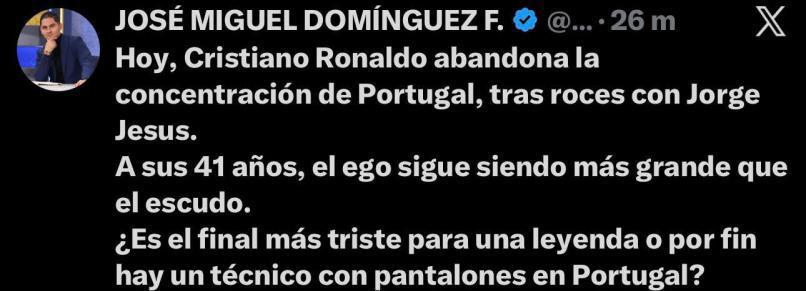 Berrinchudo: así reacciona la prensa tras el adiós de Cristiano Ronaldo