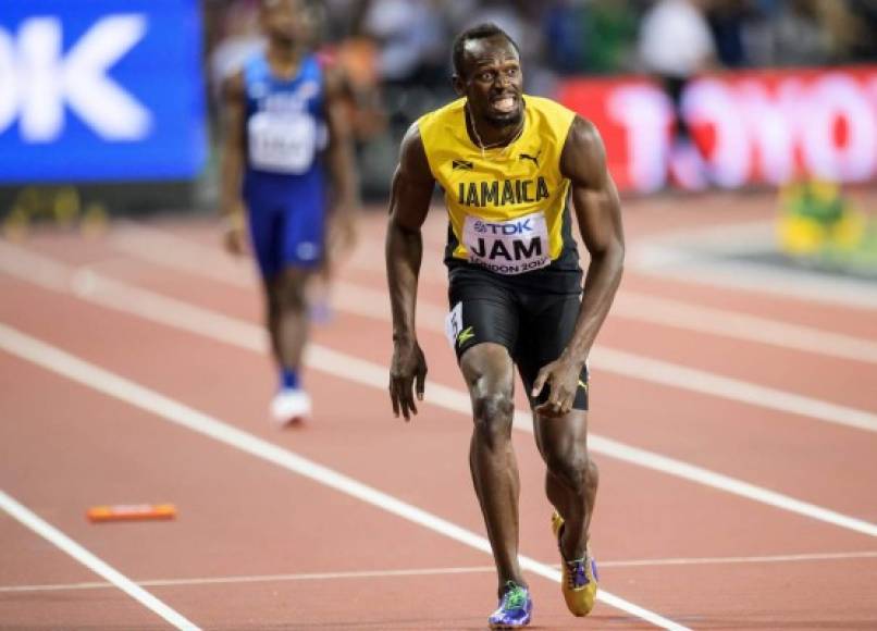 Pese a los traspiés de 100 metros y el relevo 4x100 metros de Londres, nadie puede quitar a Bolt la etiqueta de más grande atleta de todos los tiempos. EFE/EPA/JEAN-CHRISTOPHE BOTT