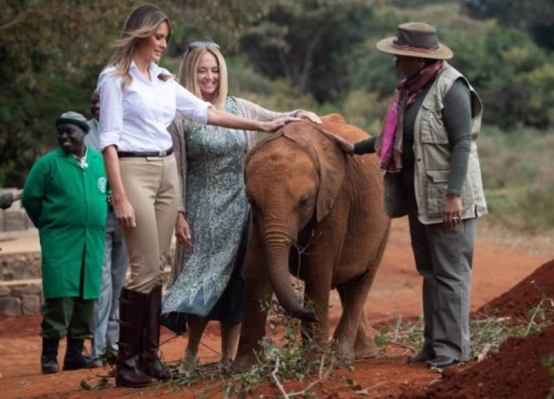 La esposa de Trump ha visitado tres países africanos (Ghana, Malaui y Kenia) como parte de su primera gira en solitario.