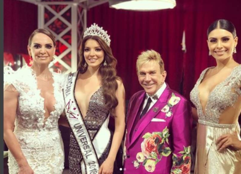 Osmel Sousa, conocido como el 'zar de la belleza', y Kristal Silva, ex Miss México 2016, fueron los invitados de honor para la gran final.
