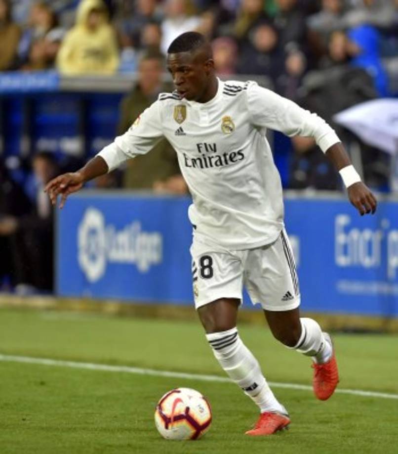 Vinicius Jr. entró por Gareth Bale en el minuto 80 y poco o nada hizo en el tiempo que jugó.
