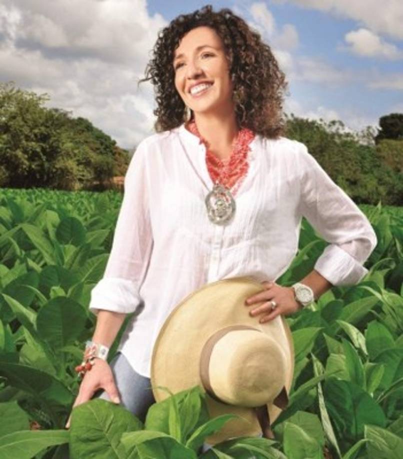 Maya Selva, presidenta y fundadora de Maya Selva Cigars. La hondureña está en la posición 18.