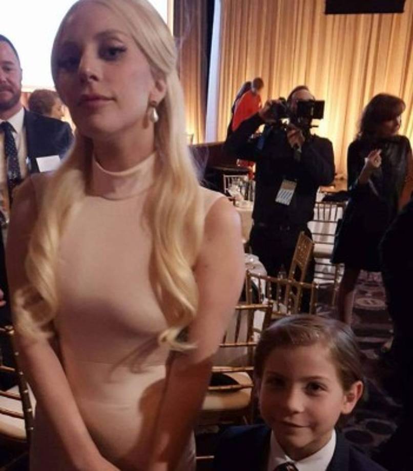 Jacob Tremblay con Lady Gaga.<br/><br/><br/>