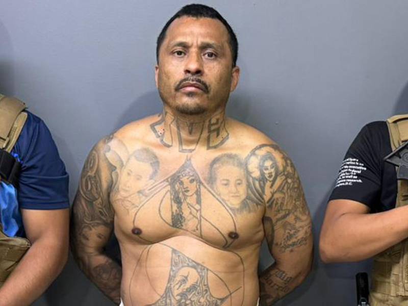 Roger Marín Zalavarria, alias Saylin, cabecilla de la Pandilla 18, según la Policía, es sindicado por la Policía como cabecilla de la Pandilla 18 a nivel nacional e internacional.