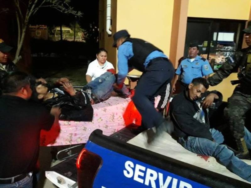 Dos personas fueron heridas por arma de fuego en la aldea Quiraguira, Intibucá.