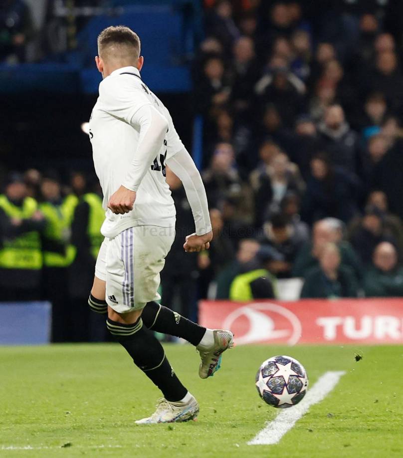 El pase del mediocampista uruguayo para asistir a Rodrygo en el 0-2.