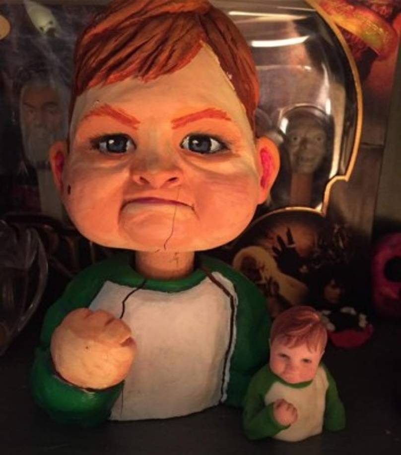 El meme fue tan exitoso que hasta muñecos elaboraron con el rostro del pequeño. La venta fue una locura.