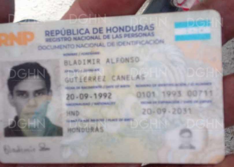 Identidad del fallecido.