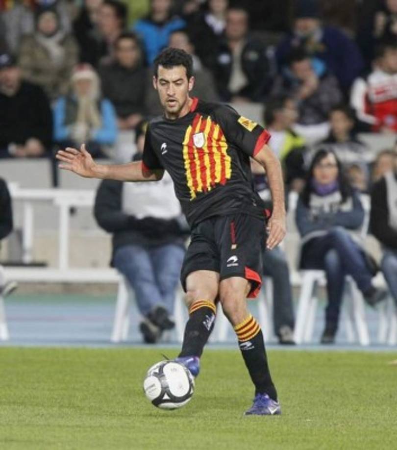 Sergio Busquets, mediocampista del FC Barcelona.