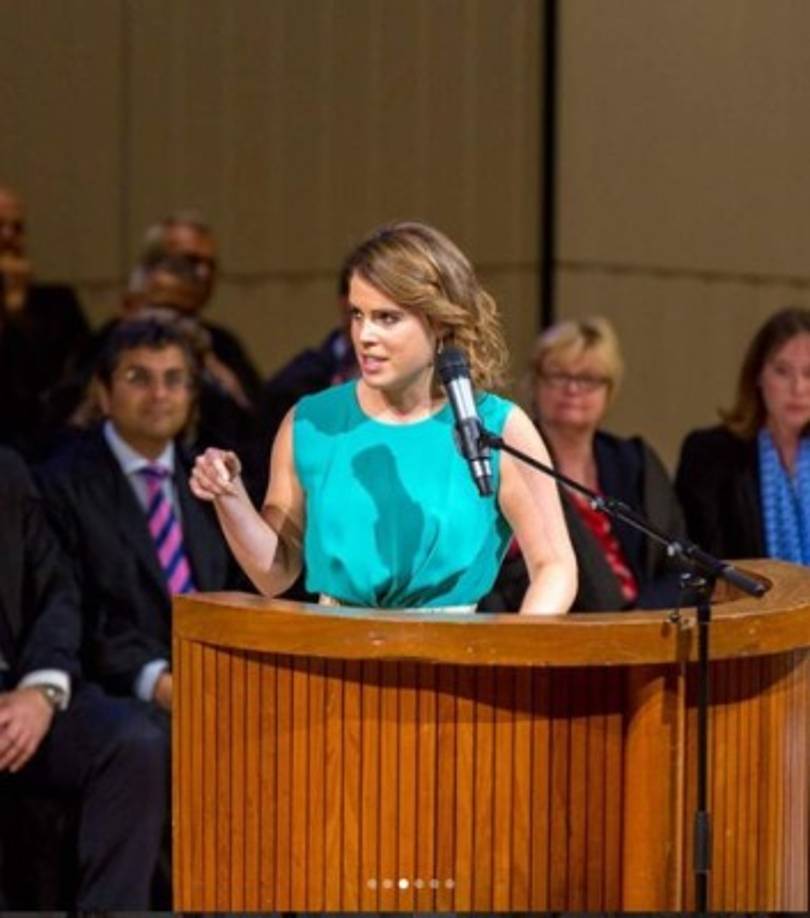 La pareja se comprometió a principio de este año.