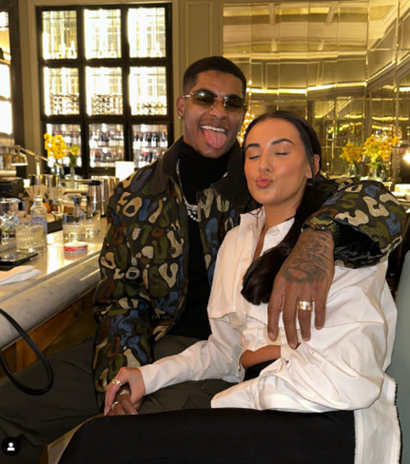 Esto debido a que Marcus Rashford mantiene una relación sentimental con Lucia Loi desde la adolescencia. Incluso ella también estaba en el lugar.