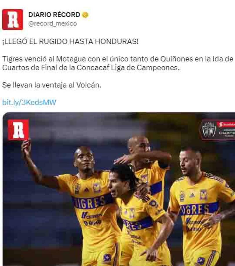 Récord : “Llegó el rugido hasta Honduras”.