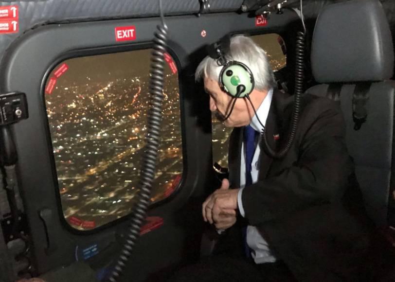 El expresidente chileno viajaba en compañía de su hermana y tres personas más a bordo del helicóptero.