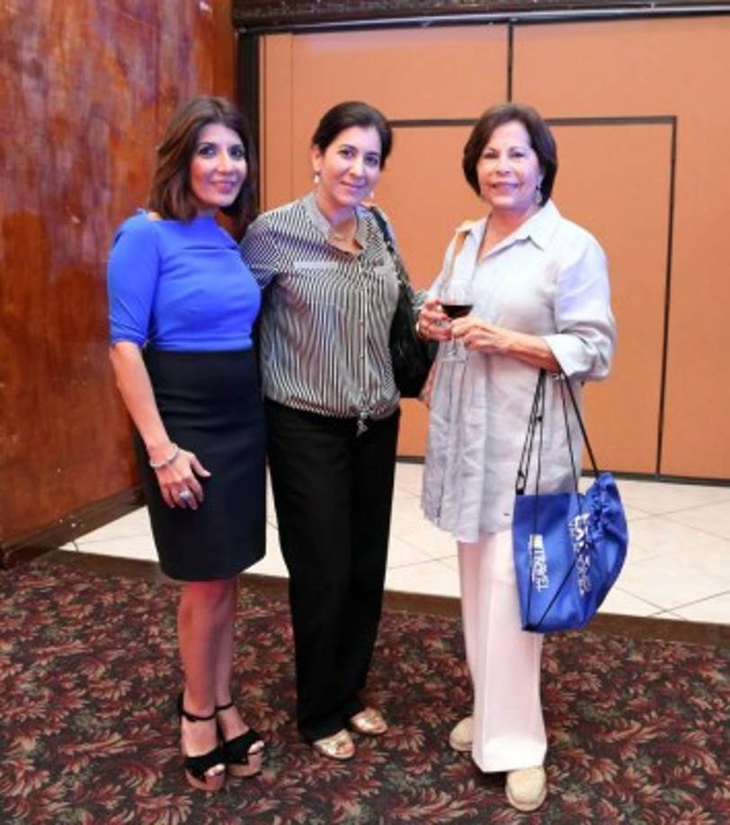 Sandra Faraj, Giselle Canahuati y Nena Díaz Lobo.