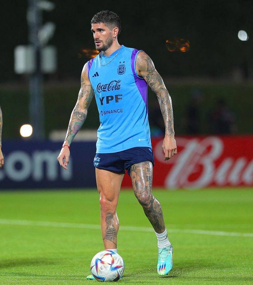 Rodrigo De Paul: El futbolista del Atlético de Madrid será uno de los centrocampistas.