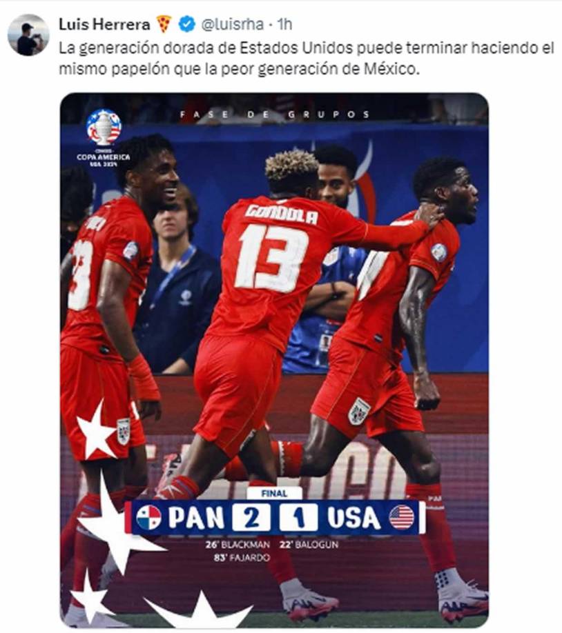 Luis Herrera, periodista mexicano - “La generación dorada de Estados Unidos puede terminar haciendo el mismo papelón que la peor generación de México”.
