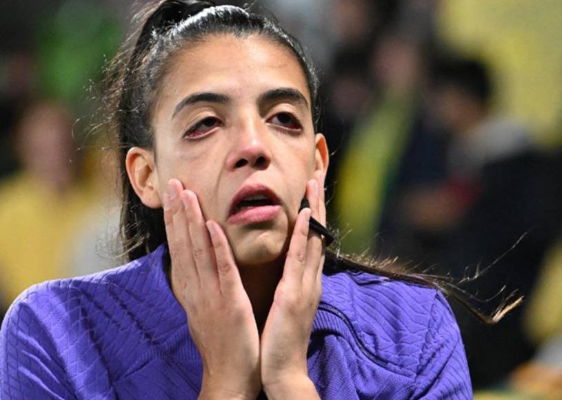  Lauren juega en el Real Madrid Femenino y no pudo contener el llanto tras la eliminación a manos de Jamaica.