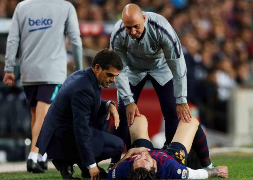 Los médicos del FC Barcelona intentaron hacer todo lo posible para recuperar a Lionel Messi pero loes fue imposible.