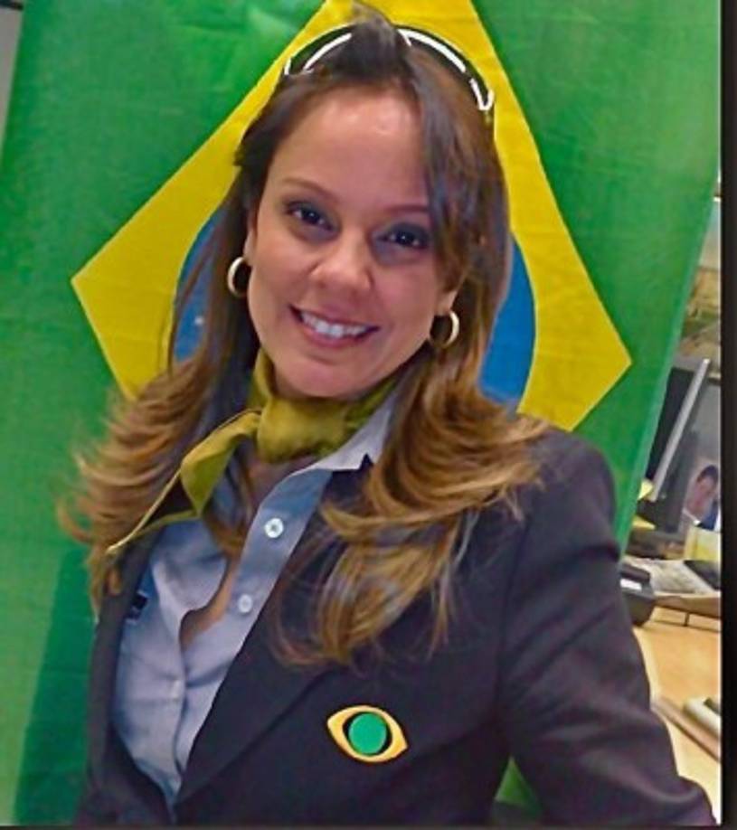 Fabiola Andrade trabaja para SporTV de Brasil