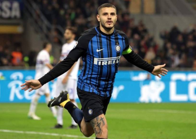 10. Mauro Icardi - El delantero argentino del Inter de Milán está ganando actualmente 4,5 millones de euros.