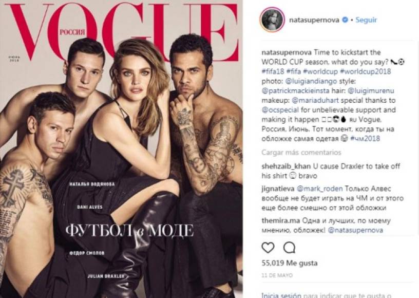 Natalia también ha aparecido en las portadas de las revistas más importantes del mundo de la moda alrededor del mundo.