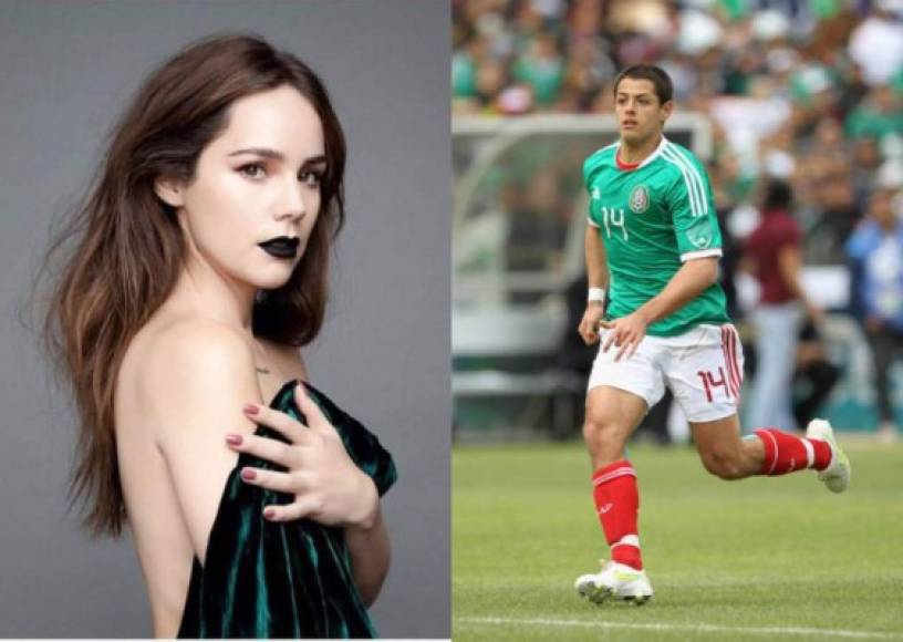 La actriz y cantante Camila Sodi estuvo de romance en 2017 con Javier Hernández 'Chicharito'.