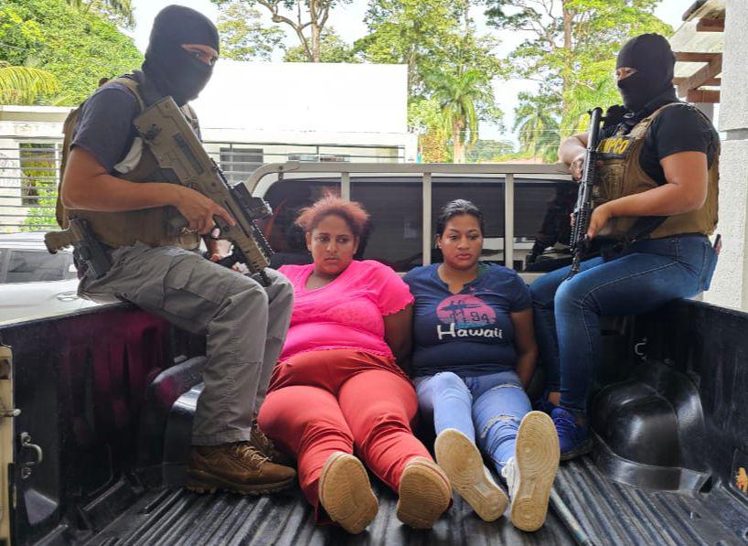 Mujeres caen por recibir cobros de extorsión para la pandilla 18