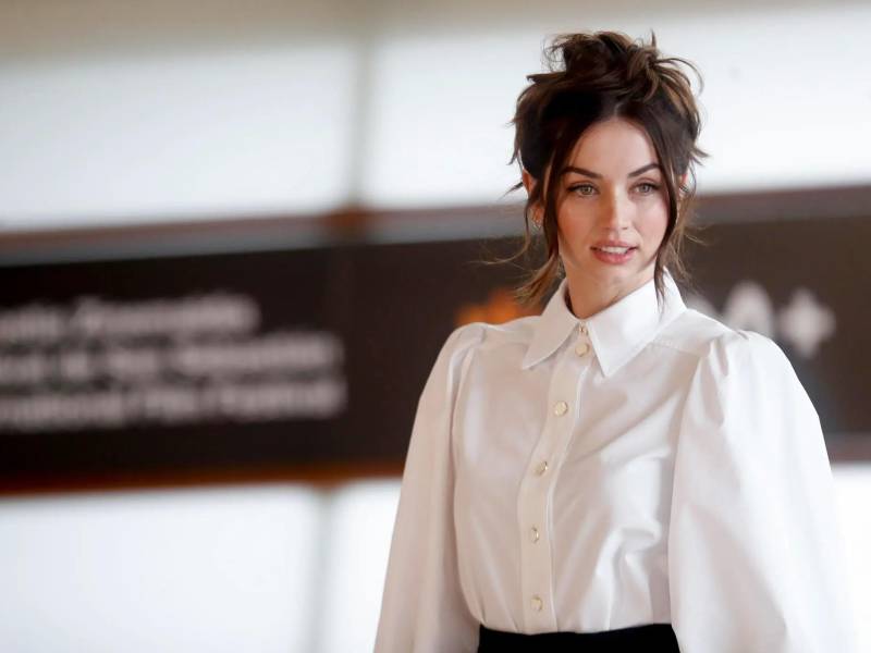 La bella actriz cubana, Ana de Armas, en una imagen de archivo.