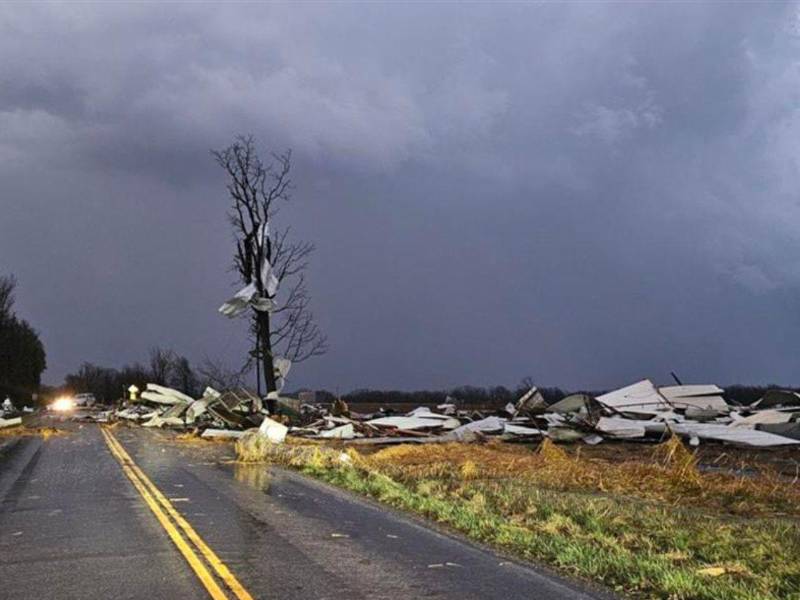 Un tornado causó gran devastación en Misuri.
