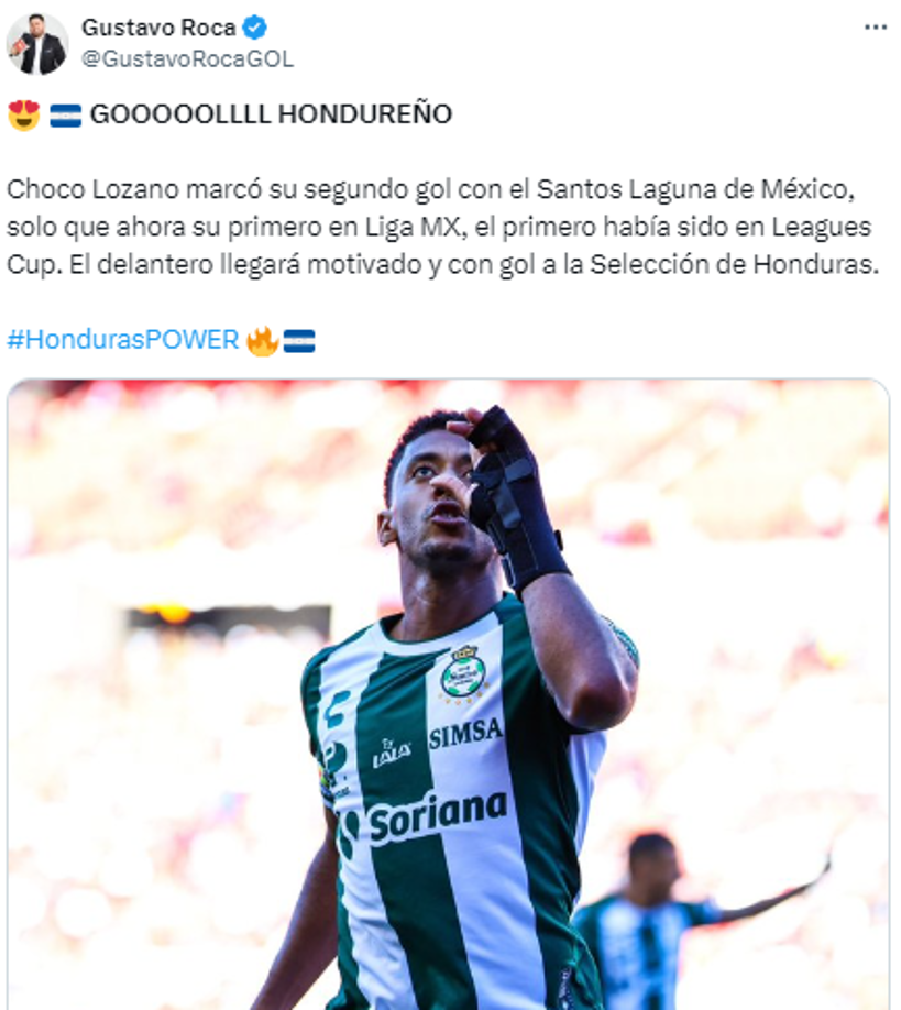 Gustavo Roca, periodista de Diario DIEZ: “El delantero llegará motivado y con gol a la Selección de Honduras.