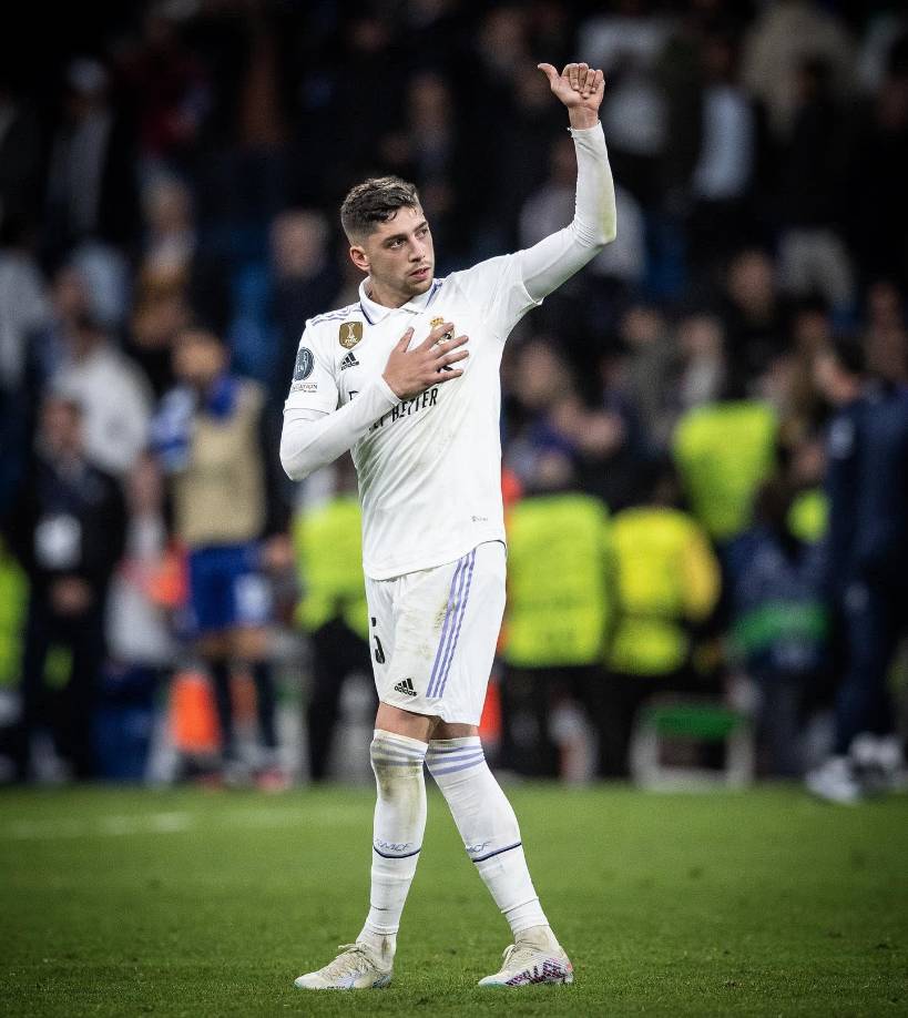 El uruguayo Fede Valverde, es otro de los que aportan velocidad y es una de las armas letales del Real Madrid.