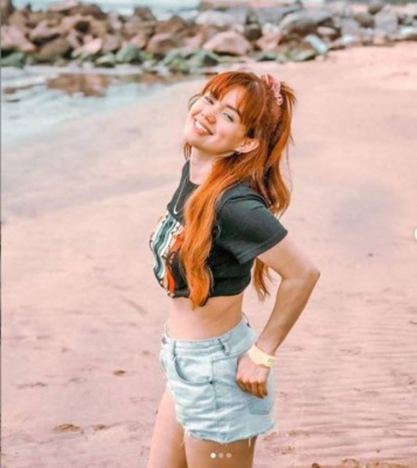 'Y nos escapamos a respirar un poco de vida', escribió Dalú en una de sus historias en Instagram, en la que luce feliz de estar en la playa.