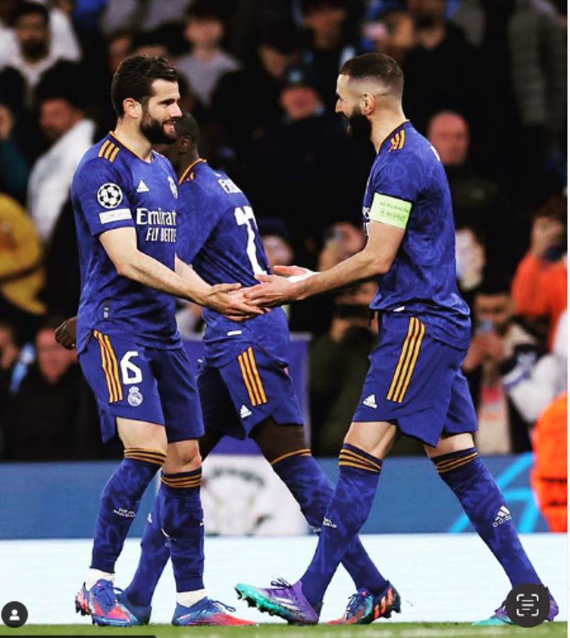 Nacho Fernández: “Adiós Capitán!!! Magia pura Karim Benzema”.