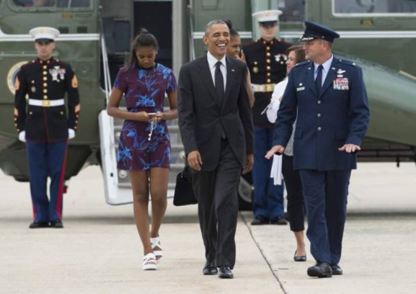 Sasha y Malia vivieron ocho años en la Casa Blanca, tras la reelección de Obama en 2012. Las menores pasaron de la niñez a la adolescencia frente a los ojos de Estados Unidos y el mundo.