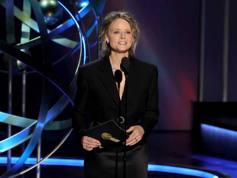La actriz Jodie Foster en la pasada entrega de los premios Emmy.