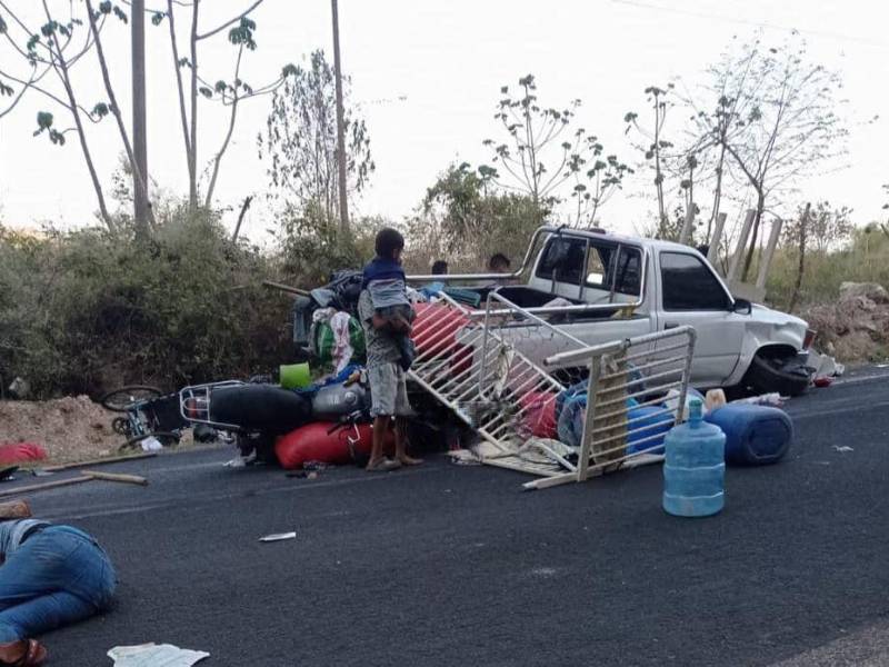 La mujer fallecida fue identificada como María Barrera Pacheco, de 25 años.