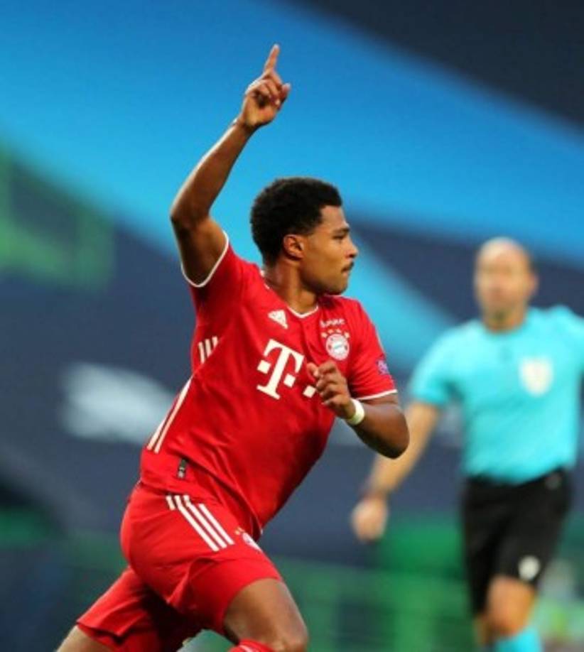 Serge Gnabry - Delantero alemán del campeón Bayern Múnich.