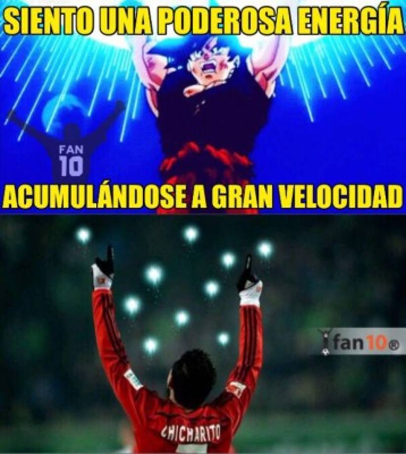 Chicharito es poderoso.