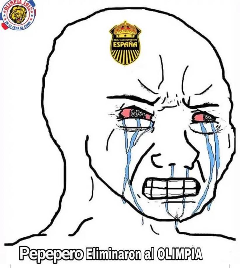 Memes: Real España sufre las burlas tras perder ante Motagua en la ida de la final
