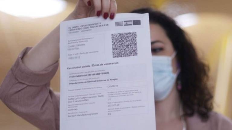 El certificado de vacunación digital puede ser utilizado de la misma manera que un documento en papel.