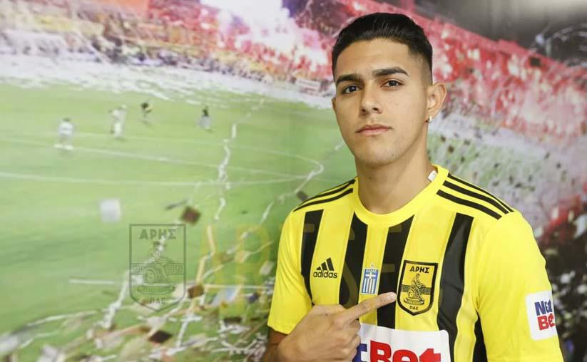 Luis Palma fue presentado como nuevo jugador del Aris Salónica