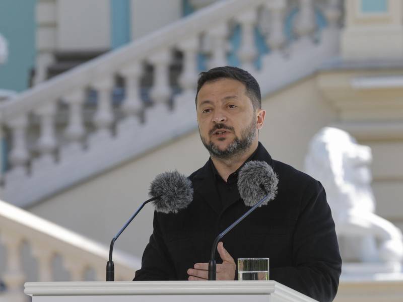 Imagen de archivo del el presidente ucraniano Volodímir Zelenski. EFE/EPA/SERGEY DOLZHENKO