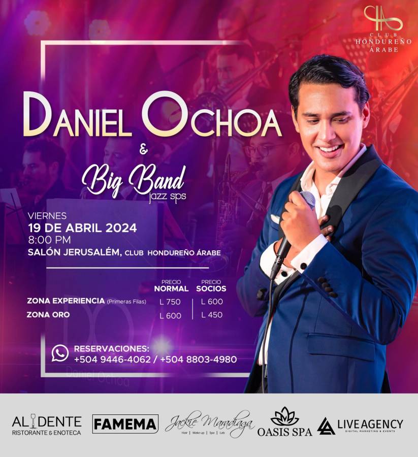 Daniel Ochoa y la Big Band Jazz de SPS se volverán a presentar en concierto