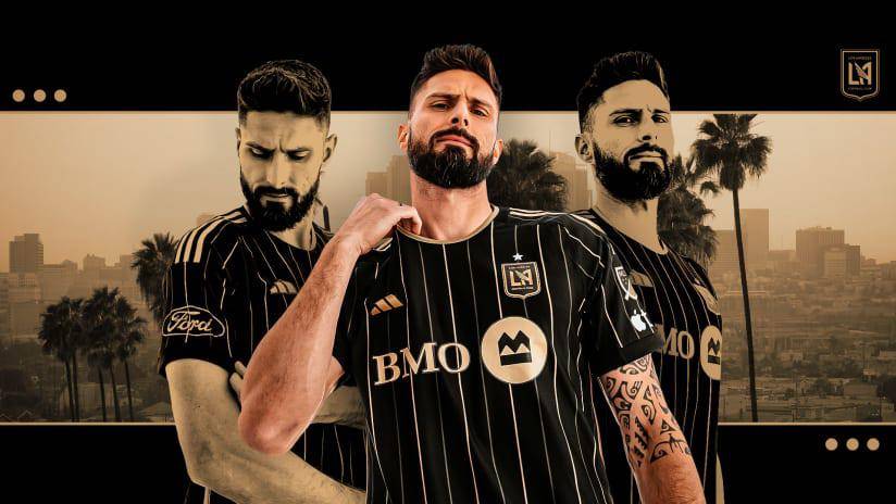 El francés Olivier Giroud, campeón del mundo en Rusia 2018, dejó al Milan y fue presentado por LAFC de la MLS.