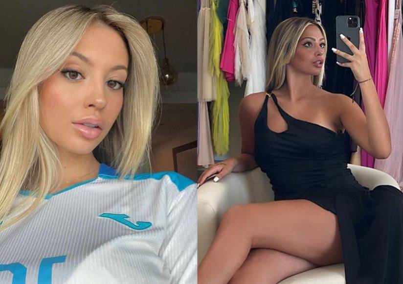 Linda modelo italiana ha presumido en las últimas su cariño por la selección Nacional de Honduras gracias a un futbolista catracho. 