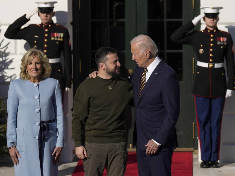 Zelenski llegó a la Casa Blanca para reunirse con Biden antes de dirigirse al Congreso de EEUU donde dará un discurso.