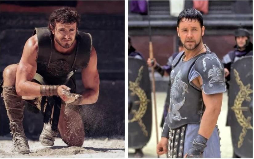 “Gladiador II” se desarrolla 15 años después de la muerte de Máximo (Russell Crowe).
