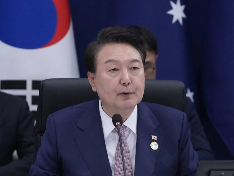 El presidente de Corea del Sur, Yoon Suk Yeol.