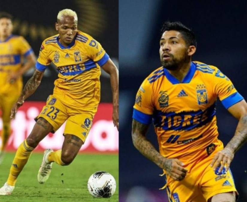 5: EXTREMOS VELOCES: el ataque de Tigres comienza con la proyección de sus extremos; Aquino y Quiñones, veloces, hábiles y regateadores, intentarán superar las marcas de Davies y Pavard.